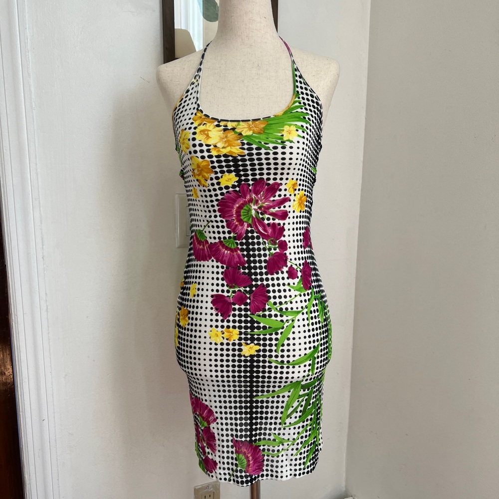 Vintage Versace Mini Halter Dress